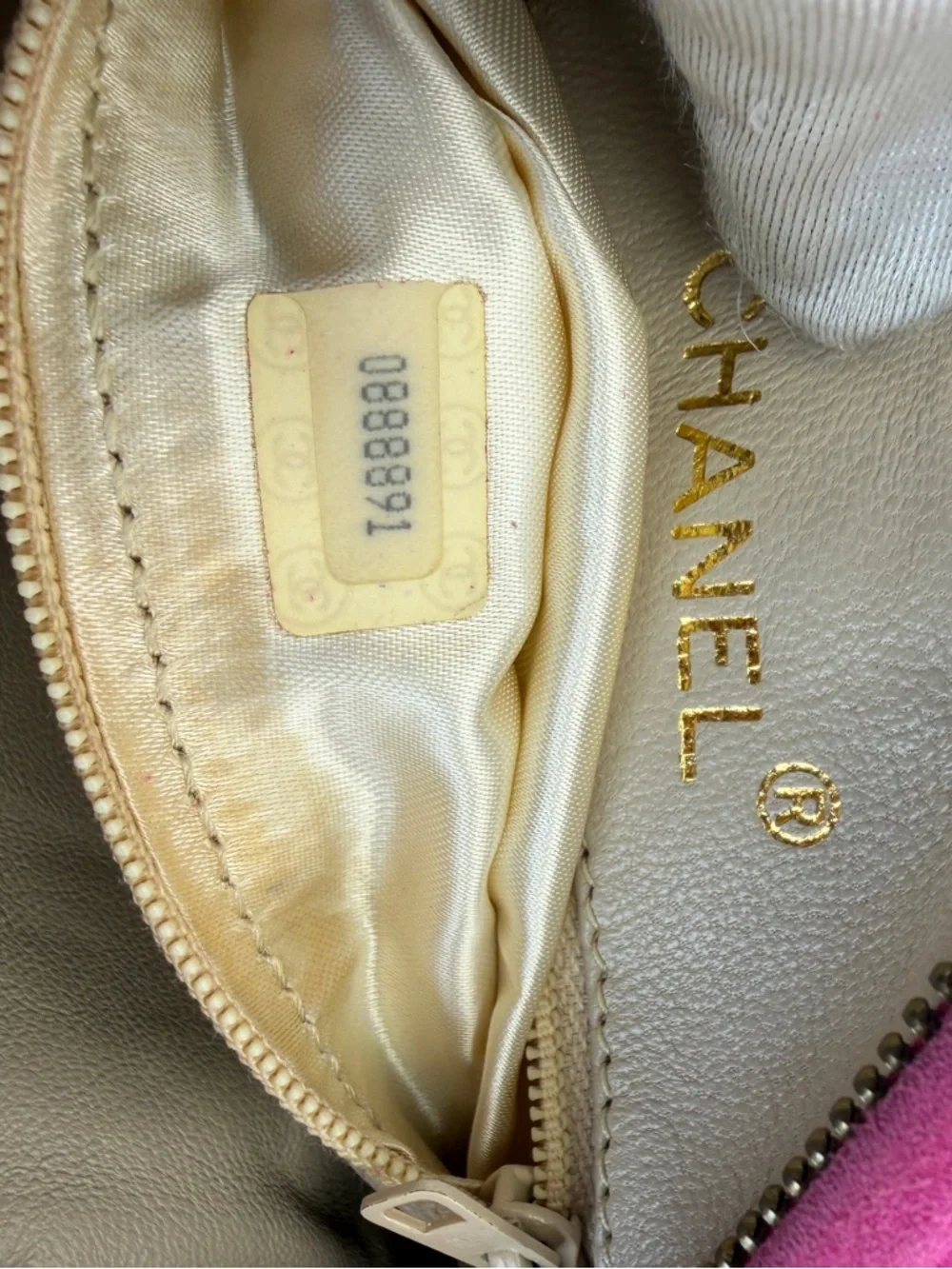 Chanel Hot Pink Quilted Suede Round Clutch on Chain
